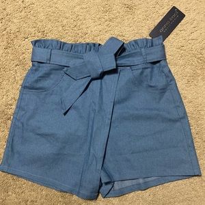 Paperbag Waist Skort